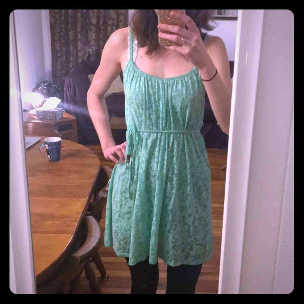 Spring green Derek Heart dress